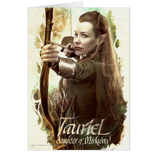 TAURIEL™ Dotter till Mirkwood Hälsningskort (Framsidan)