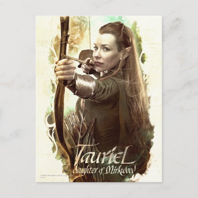 TAURIEL™ Dotter till Mirkwood Vykort (Framsida)