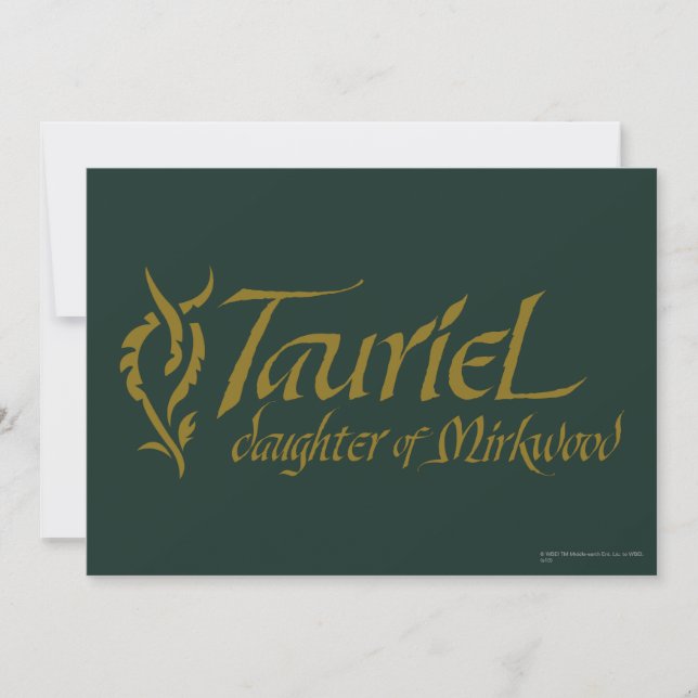 TAURIEL™ Namn (Framsida)
