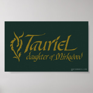 TAURIEL™ Namn Poster