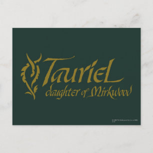 TAURIEL™ Namn Vykort