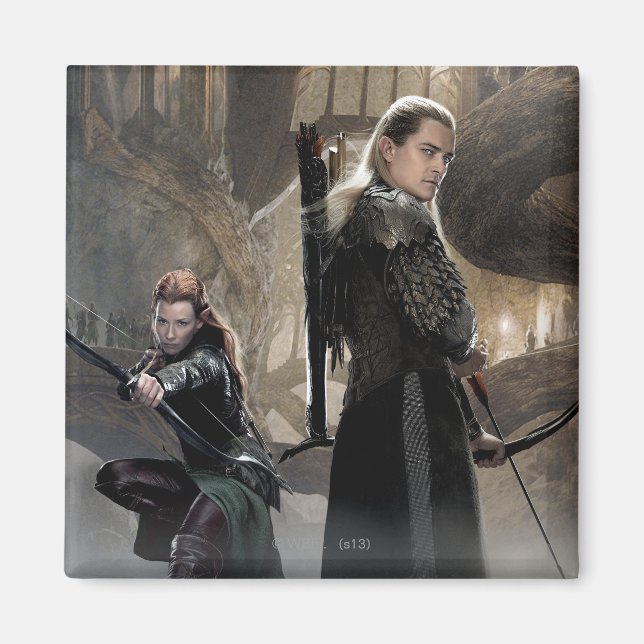 TAURIEL™- och LEGOLAS GREENLEAF™-film Poster 2 Magnet (Framsidan)