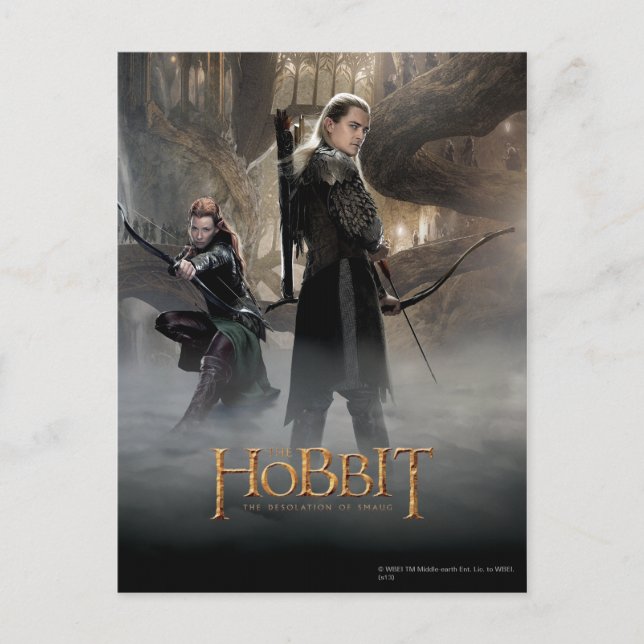 TAURIEL™- och LEGOLAS GREENLEAF™-film Poster 2 Vykort (Framsida)