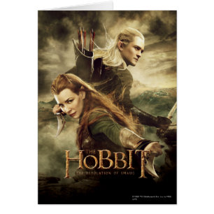 TAURIEL™- och LEGOLAS GREENLEAF™-film Poster 3 Hälsningskort
