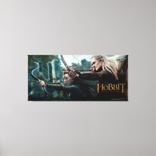 TAURIEL™- och LEGOLAS GREENLEAF™-film Poster Canvastryck
