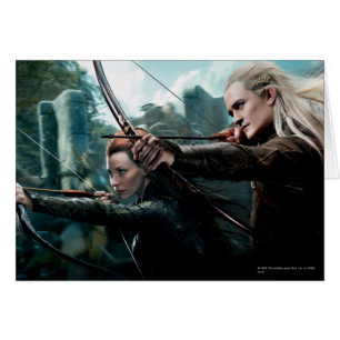 TAURIEL™- och LEGOLAS GREENLEAF™-film Poster Hälsningskort