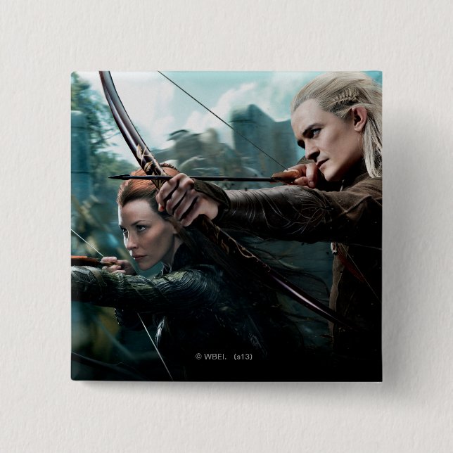 TAURIEL™- och LEGOLAS GREENLEAF™-film Poster Knapp (Framsida)
