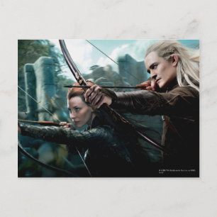 TAURIEL™- och LEGOLAS GREENLEAF™-film Poster Vykort