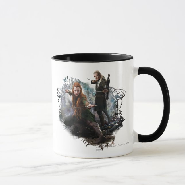 TAURIEL™- och LEGOLAS GREENLEAF™-grafik Mugg (Höger)