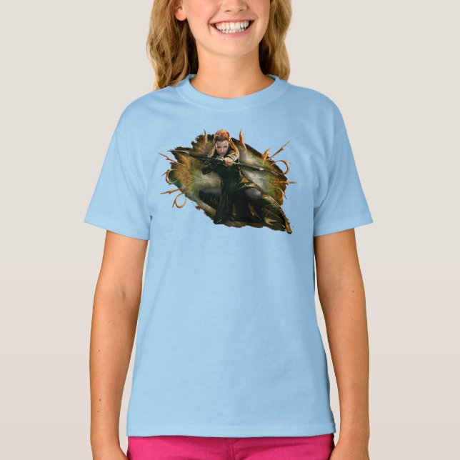 TAURIEL™ Teckning Bow Tee Shirt (Framsida)
