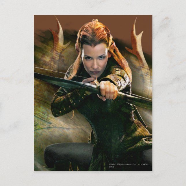 TAURIEL™ Teckning Bow Vykort (Framsida)