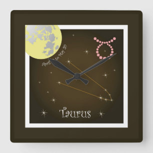 Taurus 21-20 maj fyrkantig klocka