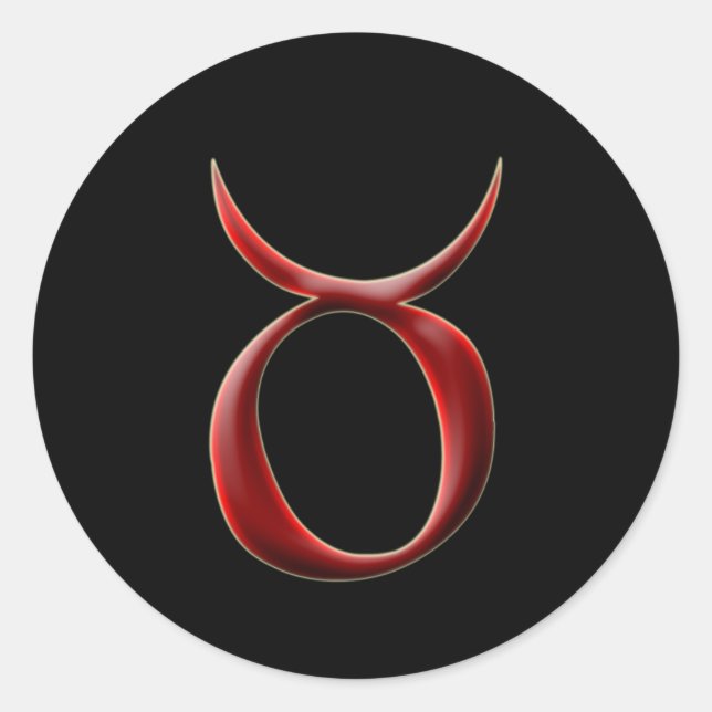 Taurus #2 runt klistermärke (Framsida)