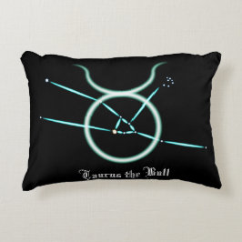 Taurus accent Pillow för zodiac Constellation Prydnadskudde