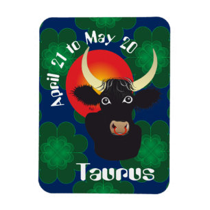 Taurus April 21-Maj 20 Premium Flexi Magnet