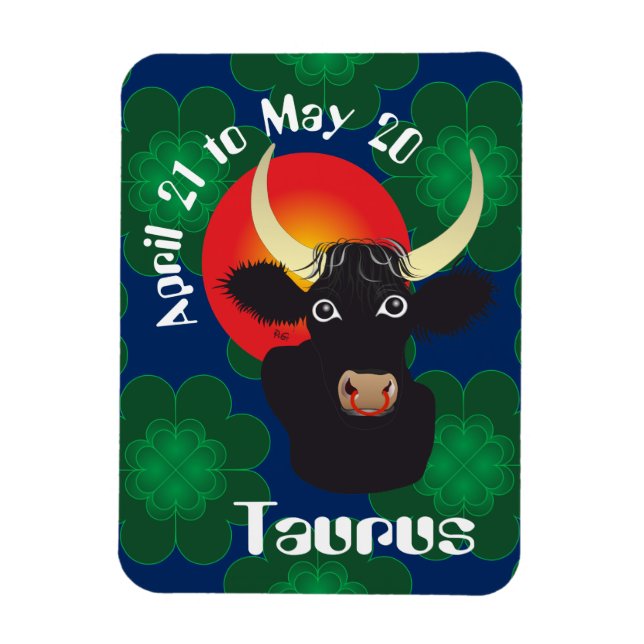 Taurus April 21-Maj 20 Premium Flexi Magnet (Vertikal)