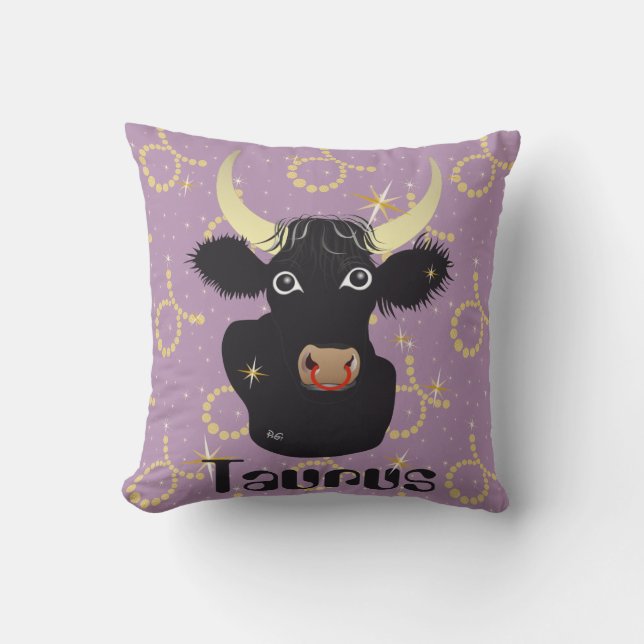 Taurus April 21 to May 20 Pillows Kudde (Framsida)