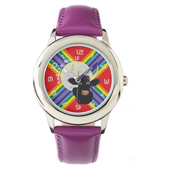 Taurus April 21 to May 20 Watch Armbandsur (Framsida)