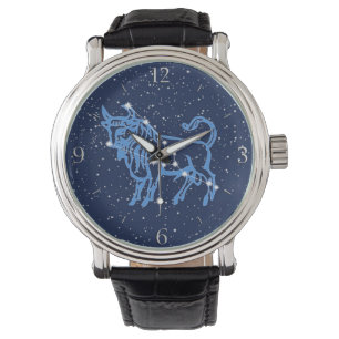 Taurus Astrological Sign and Constellation Armbandsur