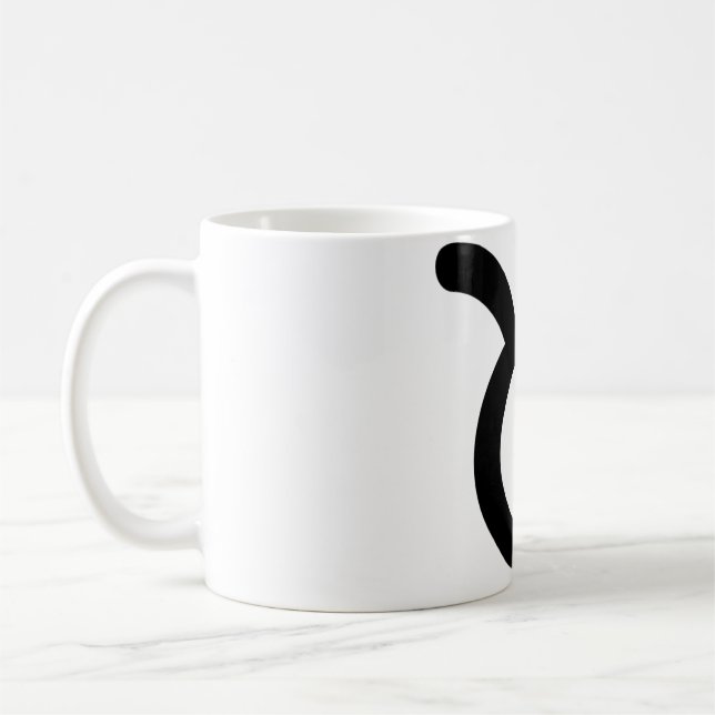 Taurus Astrological Symbol Sign 2 Kaffemugg (Vänster)