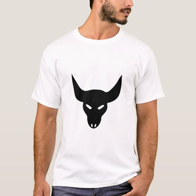 Taurus Astrological Symbol Sign 5 T Shirt (Framsida)