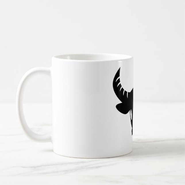 Taurus Astrological Symbol-tecken Kaffemugg (Vänster)