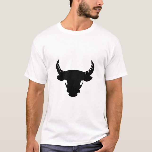 Taurus Astrological Symbol-tecken T Shirt (Framsida)