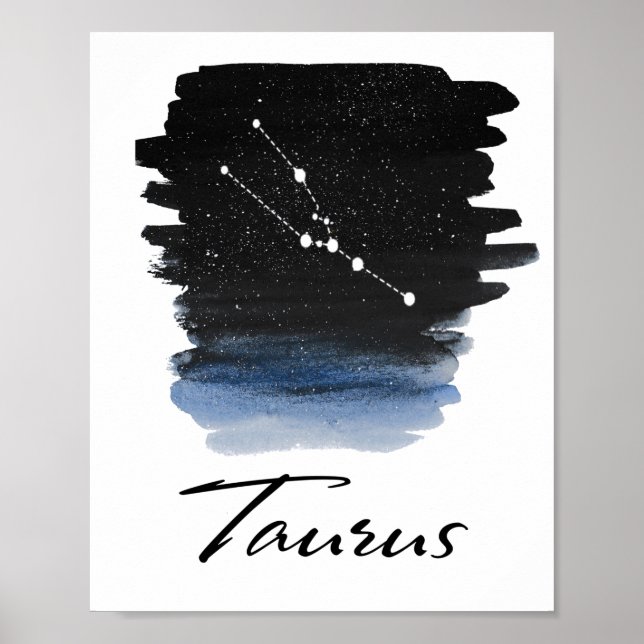 Taurus Astrological-tecken Poster (Framsidan)