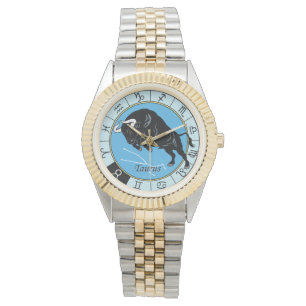 Taurus astrological zodiac-tecken armbandsur