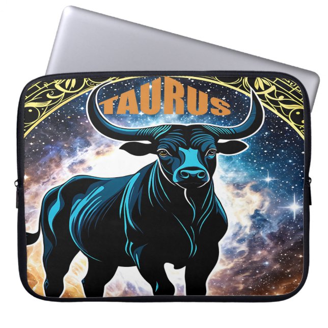 Taurus Astrology Laptop Fodral (Framsidan)