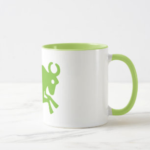 Taurus Astrology Sign, Zodiac Ringer Mugg