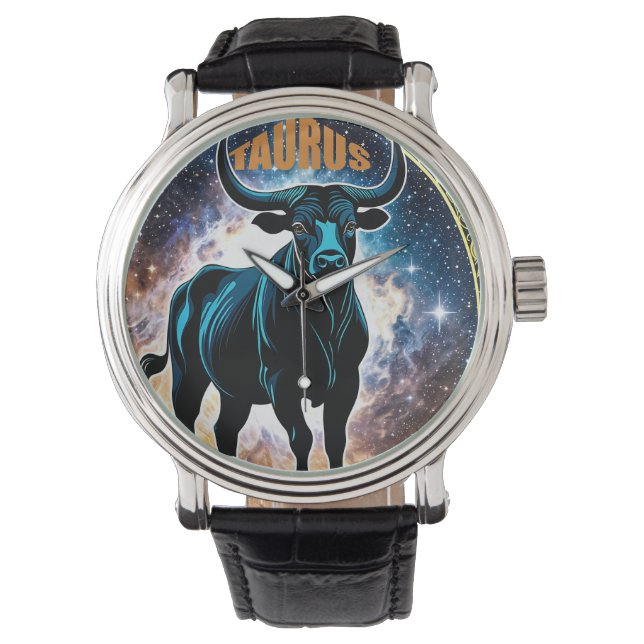 Taurus astrology-tecken armbandsur (Framsida)