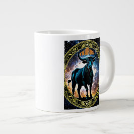 Taurus astrology-tecken jumbo mugg