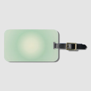 Taurus Aura Gradient Zodiac, Grönt Aura Gradient Bagagebricka
