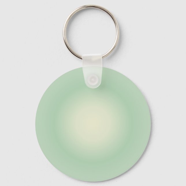 Taurus Aura Gradient Zodiac, Grönt Aura Gradient Nyckelring (Framsida)