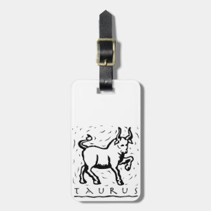 Taurus Birthday År Astrological Zodiac-tecken Bagagebricka