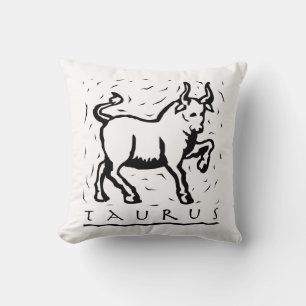 Taurus Birthday År Astrological Zodiac-tecken Kudde