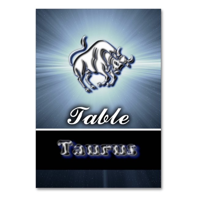 Taurus Bordsnummer (Framsidan)