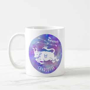 Taurus Bull Constellation Stars Namn Birthday Gift Kaffemugg