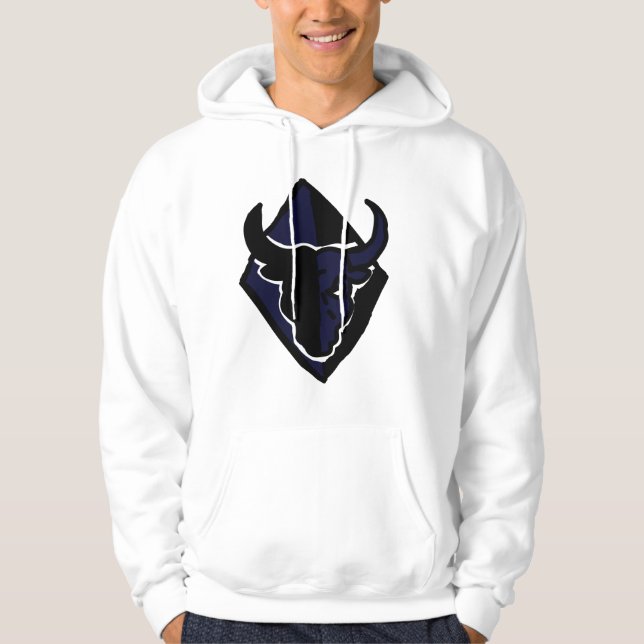 Taurus Bull Icon – Confident Zodiac Personality  Hoodie (Framsida)