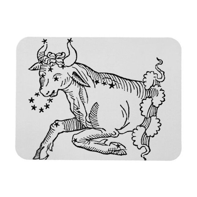 Taurus (Bull) illustration av "Poetic Magnet (Horisontell)