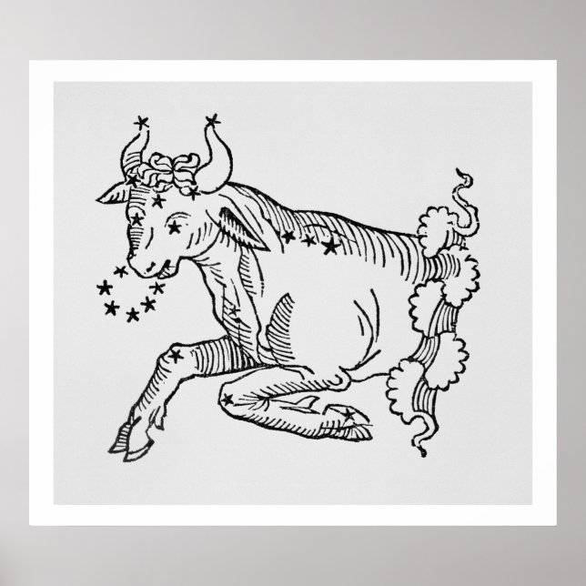 Taurus (Bull) illustration av "Poetic Poster (Framsidan)