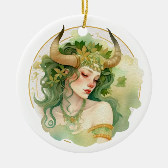 Taurus Ceramic Ornament (Framsidan)