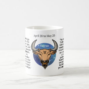 Taurus Coffee Mugg för Zodiac Älskare
