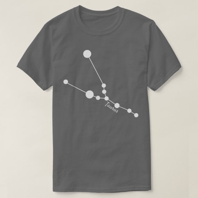 Taurus Constellation Astrology Witch Witchy  T Shirt (Design framsida)