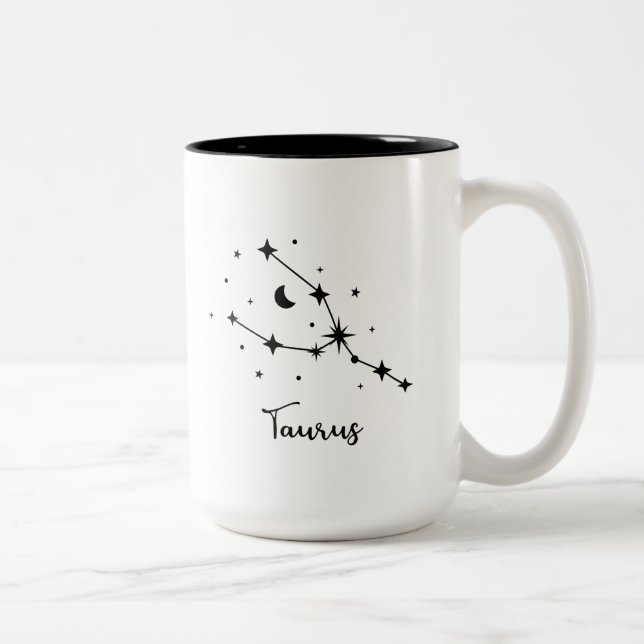 Taurus Constellation Two-Tone Coffee Mugg (Höger)