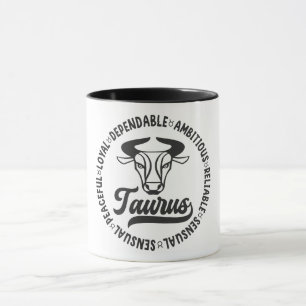 Taurus/Cute Zodiac-tecken Mugg