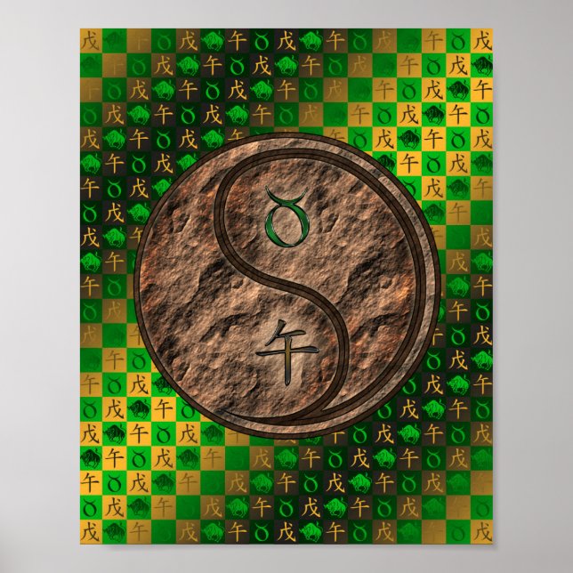 Taurus & Earth Horse Poster (Framsidan)