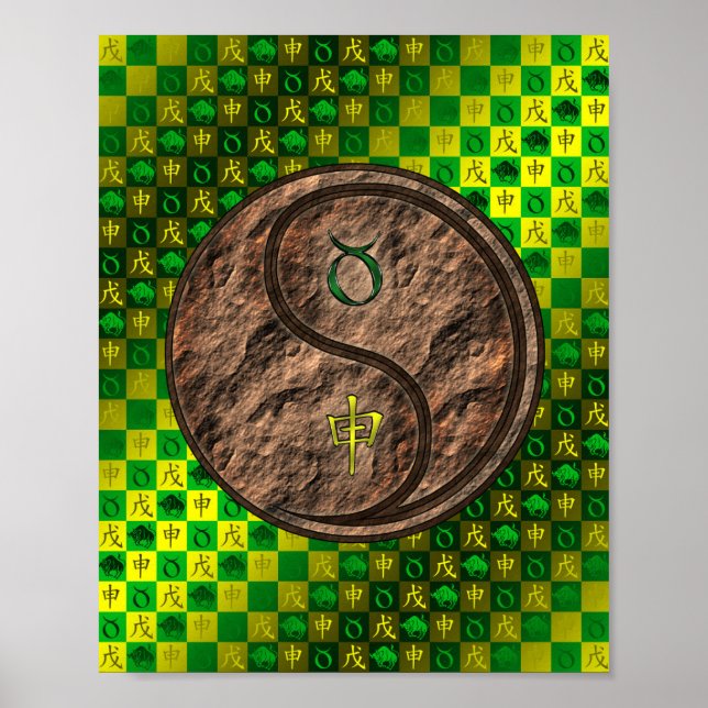 Taurus & Earth Monkey Poster (Framsidan)