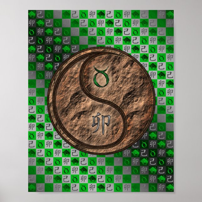 Taurus & Earth Rabbit Poster (Framsidan)